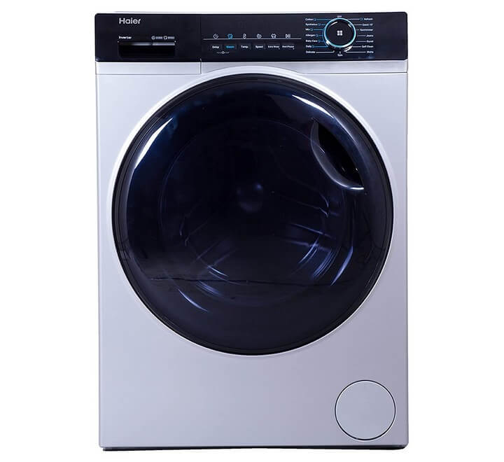 Haier 7 kg Inverter Motor Fully-Automatic Front Loading Washing Machine Laser Seamless Super Drum 1200 RPM (HW70-IM12929CS3)